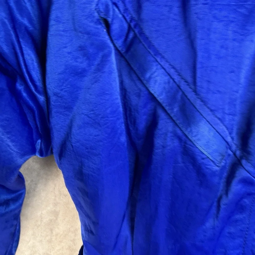 Vintage Nils Full Body Ski Suit In Cobalt Blue Women's Size 10‎